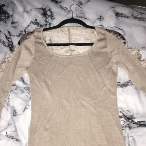 Nude skin tight dress✨